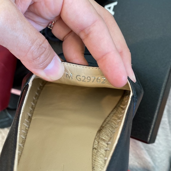 Authentic CHANEL black lamb skin espadrilles - Picture 3 of 3